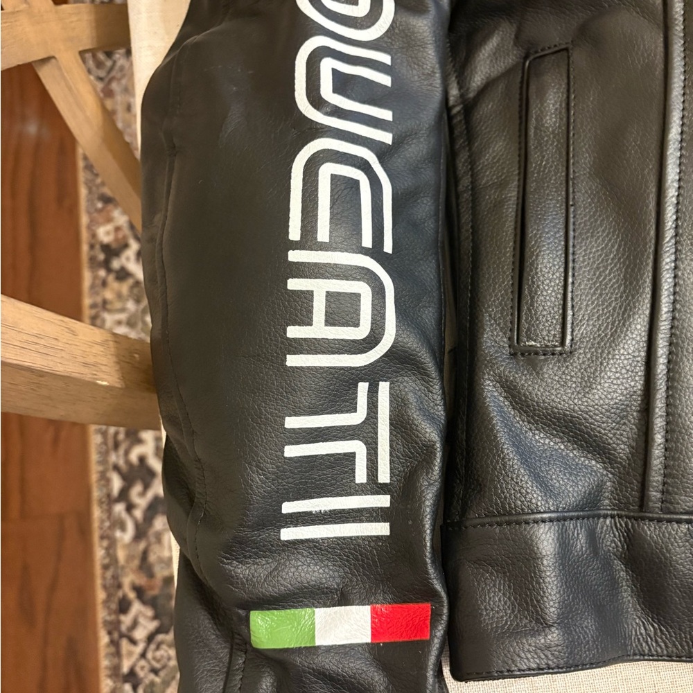 Ducati Black Leather Jacket